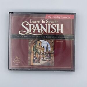 Learn To Speak Spanish Version 7.0 (1998) – The Learning‎ Company 3 CD-ROM Set